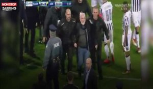 Grèce : Arme à la ceinture, le président d'un club de foot menace l'arbitre en plein match ! (Vidéo)