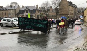 Notre-Dame-des-Landes. Manifestation contre l'évacuation de la Zad