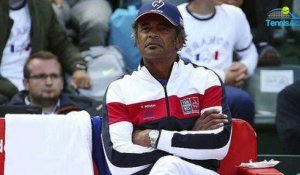 Coupe Davis 2018 - Yannick Noah : "À 2-1, on est dans les bonnes dispositions pour se qualifier"