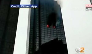 La Trump Tower ravagée par un incendie, les images chocs (Vidéo)