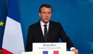 Bruxelles: Macron favorable à un budget européen "en expansion"