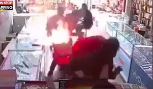 Chine : La batterie de son téléphone lui explose en plein visage (vidéo)
