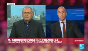 Khodorkovski : "Les sanctions contre la Russie n'atteignent pas le gang criminel au Kremlin"