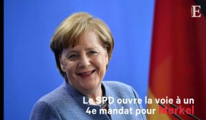 Le SPD ouvre la voie à un quatrième mandat pour Merkel