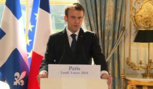 Élections en Italie: Macron parle de "forte pression migratoire"