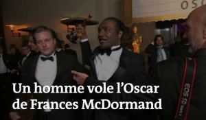 Un homme vole l'Oscar de l'actrice Frances McDormand et se filme avec