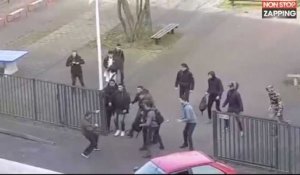 Pays-Bas : Des collégiens chassent un homme armé de plusieurs couteaux (vidéo)