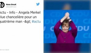 Angela Merkel, réélue chancelière, reçue vendredi par Emmanuel Macron.
