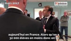 Emmanuel Macron annonce la création de 1 000 classes supplémentaires