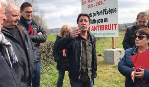 Riverains de l'A13 réclament un mur antibruit