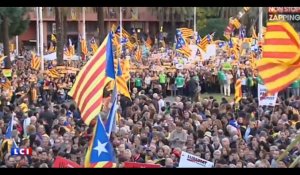 Barcelone : des milliers de manifestants réunis pour Carles Puigdemont (Vidéo)