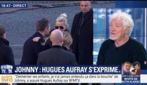 BFMTV : Hugues Aufray appelle Laeticia, David et Laura à faire la paix