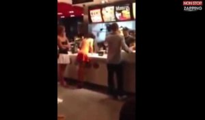 Ivres, des filles se déchaînent dans un McDonald's (vidéo)