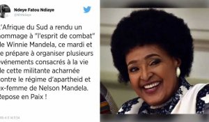 L'Afrique du Sud honore « l'esprit de combat » de Winnie Mandela.