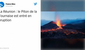 La Réunion. Nouvelle éruption du Piton de la Fournaise.