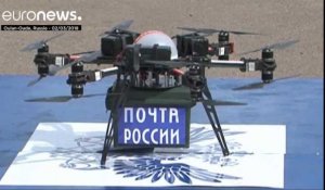 C'est raté pour le drone postal russe