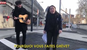 Grève SNCF : Une chanteuse américaine bloquée compose une chanson (Vidéo)
