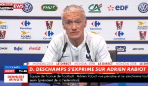 Coupe du Monde 2018 : Adrien Rabiot refuse d'être réserviste, Didier Deschamps réagit (Vidéo)