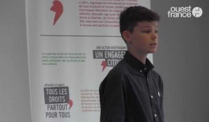 La 3e place pour Léopold Ringuenet au concours départemental des plaidoiries de la Ligue des Droits de l'Homme à Saint-Lô
