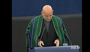 Parlement européen : Visite de Hamid Karzai