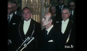 Discours d'investiture de Valéry Giscard d'Estaing
