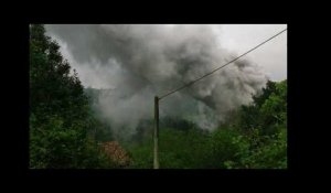 Ecologistas y vecinos denuncian las emisiones contaminantes en San Pedro de Anes, Siero, Asturias