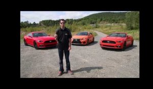 Lexus RCF 2015 - Ford Mustang GT/EcoBoost Cabriolet 2015