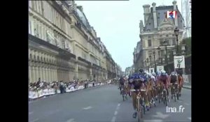 Arrivée de la 21ème étape à Paris et victoire de Stefano Zanini