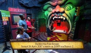 Fort Boyard 2017 : Laurent Kerusoé (Plus belle la vie) dans le train fantôme