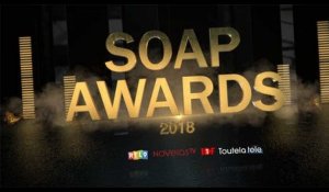 SOAP AWARDS FRANCE 2018 :  Demain nous appartient, Les feux de l'amour, Plus belle la vie, Top Models, Les Mystères de l'amour, Cut, Une question d'honneur