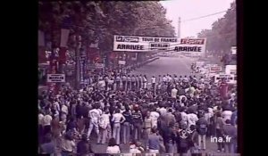 Podium final du tour de France 1979 remporté par Bernard Hinault