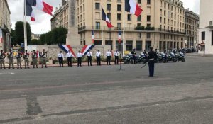 Cérémonie du 14 Juillet place Foch 