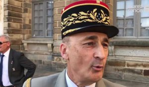 Rennes. le général de corps d'armée Jean-François Parlanti, le nouvel officier général de la zone de défense et de sécurité Ouest.