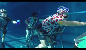 Le Tour de France sous l'eau, les images insolites ! (Vidéo)  