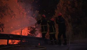Incendies en Haute-Corse, attisés par des vents violents