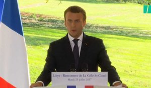 Macron se félicite de l'accord entre les deux chefs libyens rivaux