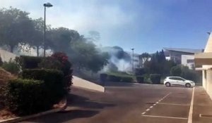 Marseille : départ de feu au technopôle de Château-Gombert