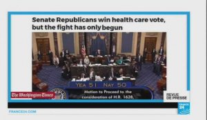 États-Unis : "le simulacre d'assurance maladie" au Sénat
