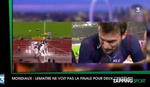 Zap Sport du 10 août : Mondiaux : Lemaitre éliminé en demi-finale du 200 m... Il a manqué deux centièmes...