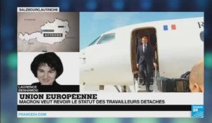 Travailleurs détachés : "Emmanuel Macron a rencontré un plein soutien autrichien"
