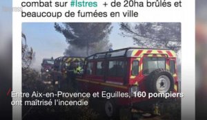 Istres, Cabris, Aix: nouveaux incendies dans le Sud