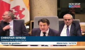"Enfoiré de gaulliste" : Christian Estrosi insulté par un élu FN en pleine séance du conseil régional de PACA