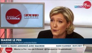 Marine Le Pen - Emmanuel Macron au second tour, la présidente du FN s'y voit déjà