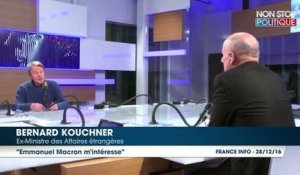 Présidentielle 2017  - Bernard Kouchner : "Emmanuel Macron m'intéresse"