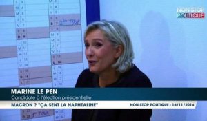 Emmanuel Macron est le candidat de la "naphtaline" pour Marine Le Pen (Exclu)