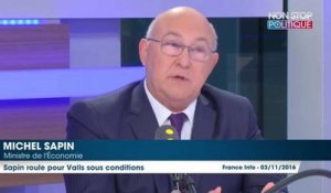 Michel Sapin n'exclut pas une candidature de Manuel Valls en 2017