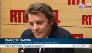 Nicolas Sarkozy fait-il du Trump ? Pas plus que les autres, répond François Baroin