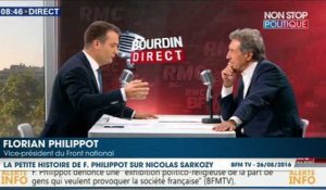 Florian Philippot compare Nicolas Sarkozy à un vendeur d'aspirateurs