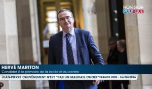 Fondation pour l'islam de France : pour Hervé Mariton, Jean-Pierre Chevènement n'est "pas un mauvais choix"