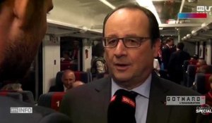 François Hollande évoque la passion des Français pour les tunnels